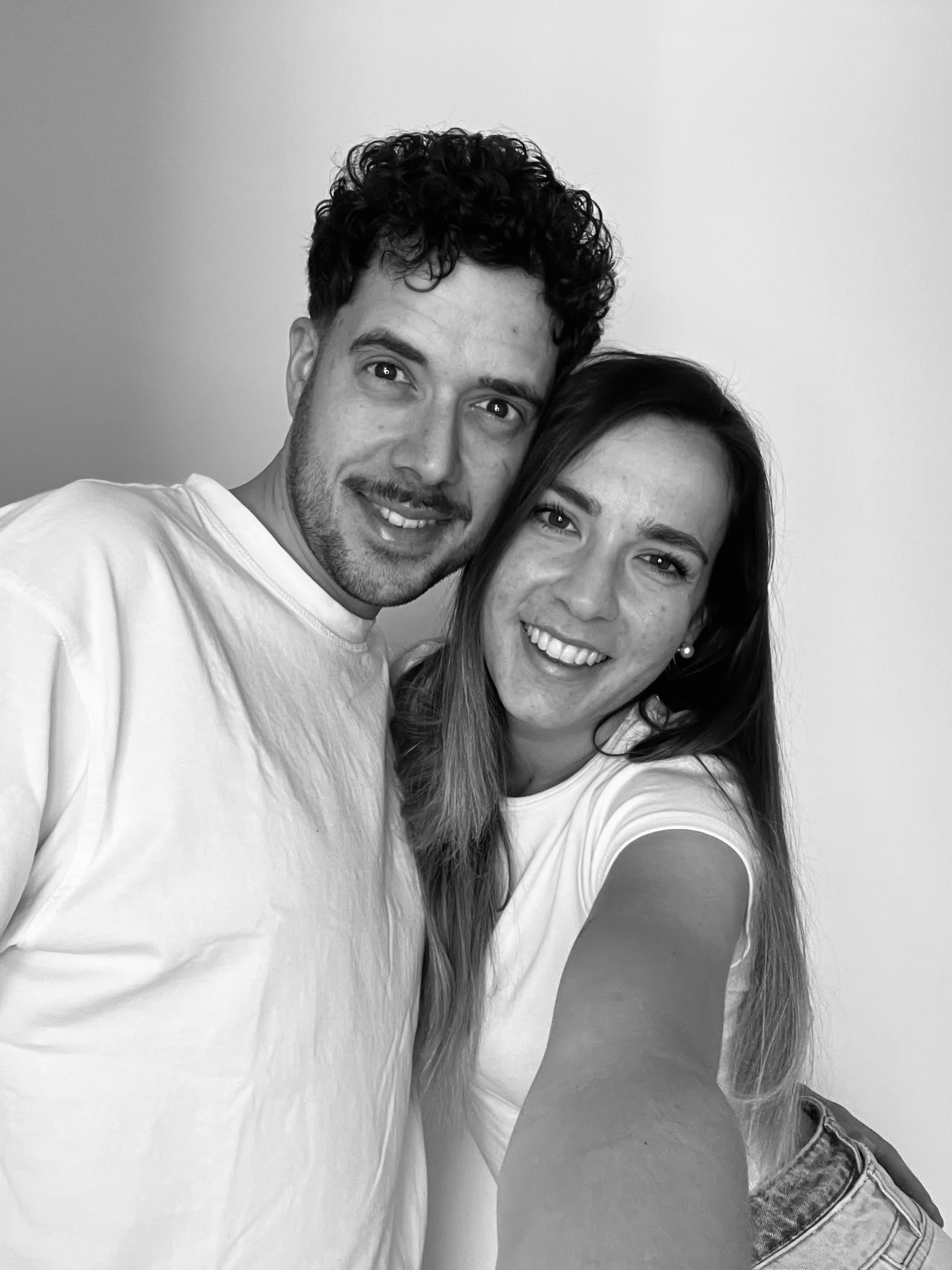 Arianna e Michele in un momento insieme