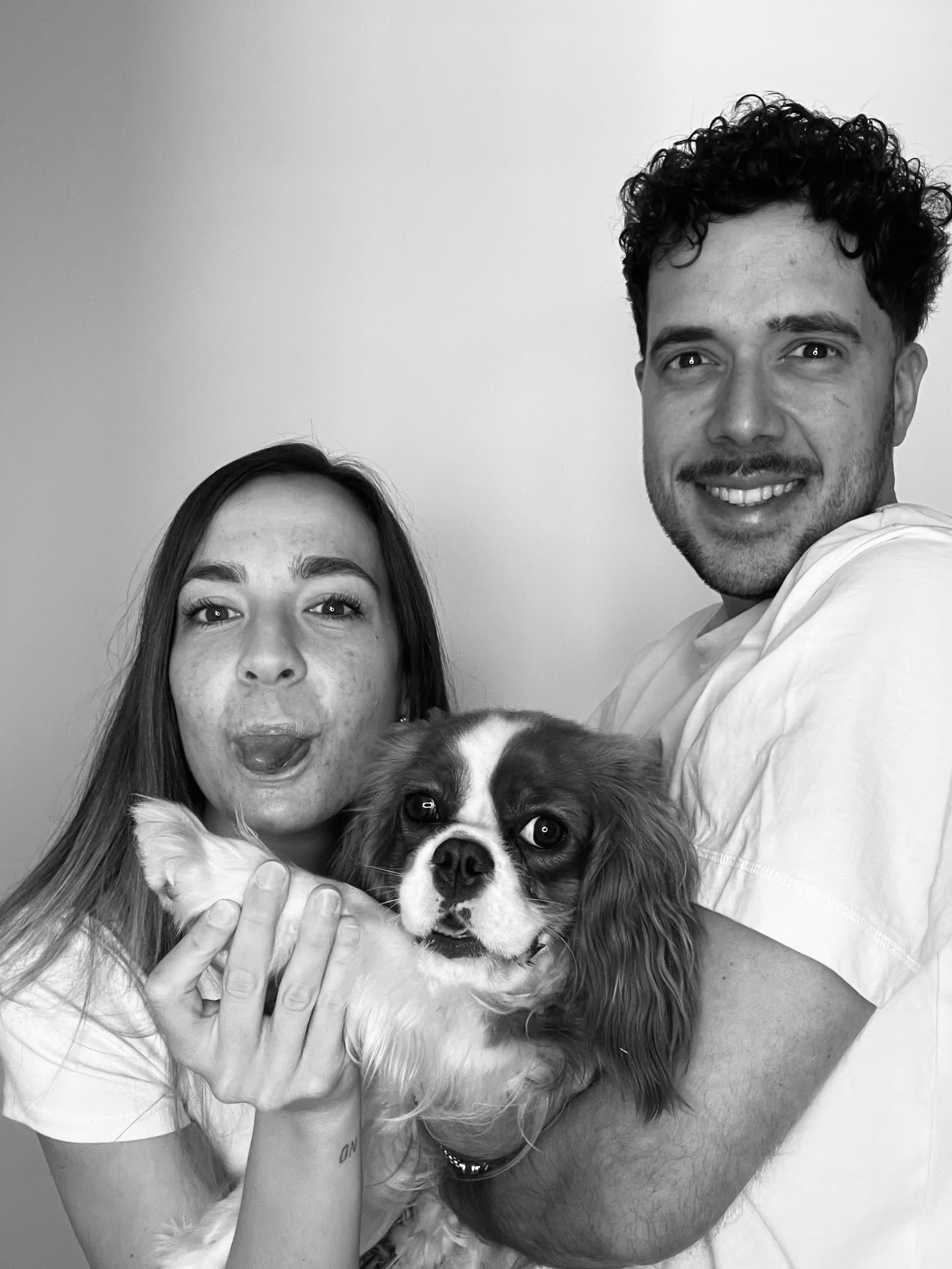 Ritratto di coppia di Arianna e Michele